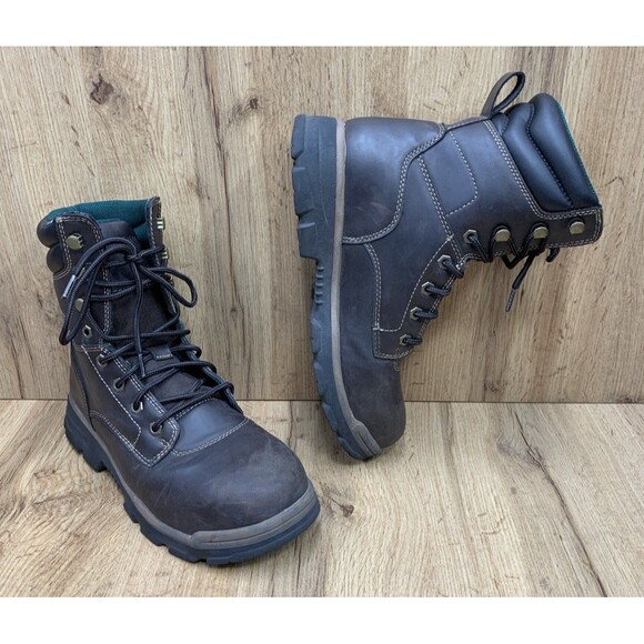 Brahma Steel Toe Oil Resistant Black Work Boots Size 8 ASTM F2413-18 main image 12